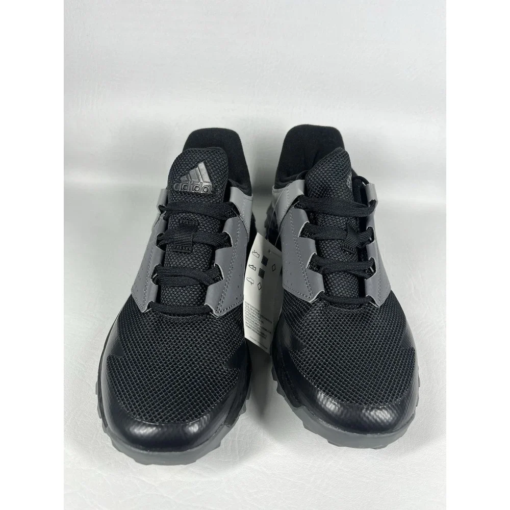 Adidas Vigor Bounce Shoes Size 4 Black Gray B42320 Athletic Lace Up